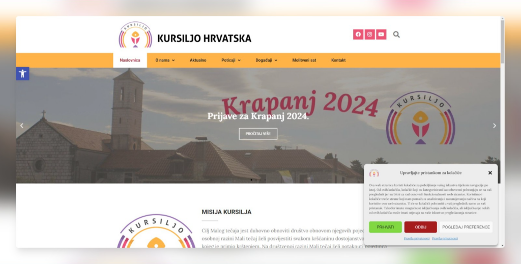 Kursiljo Hrvatska Web Site