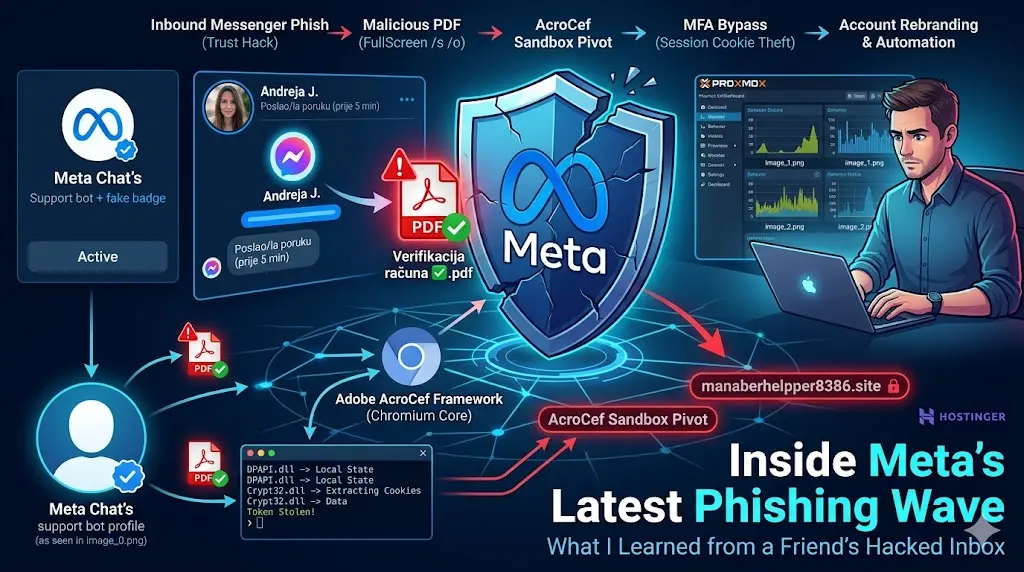 Inside Meta's Latest Phishing Wave What I Learned from a Friend's Hacked Inbox