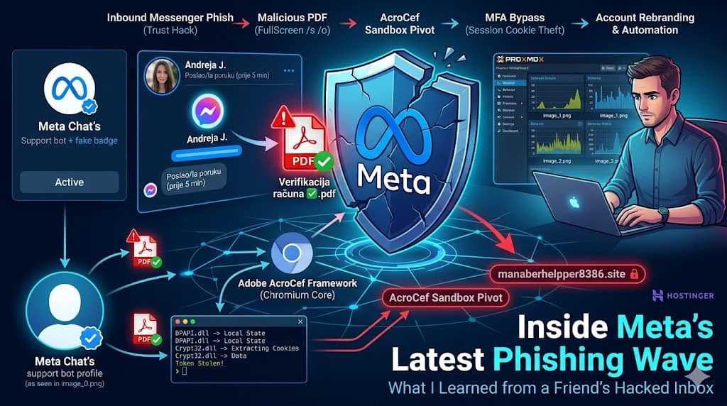 Inside Meta's Latest Phishing Wave What I Learned from a Friend's Hacked Inbox